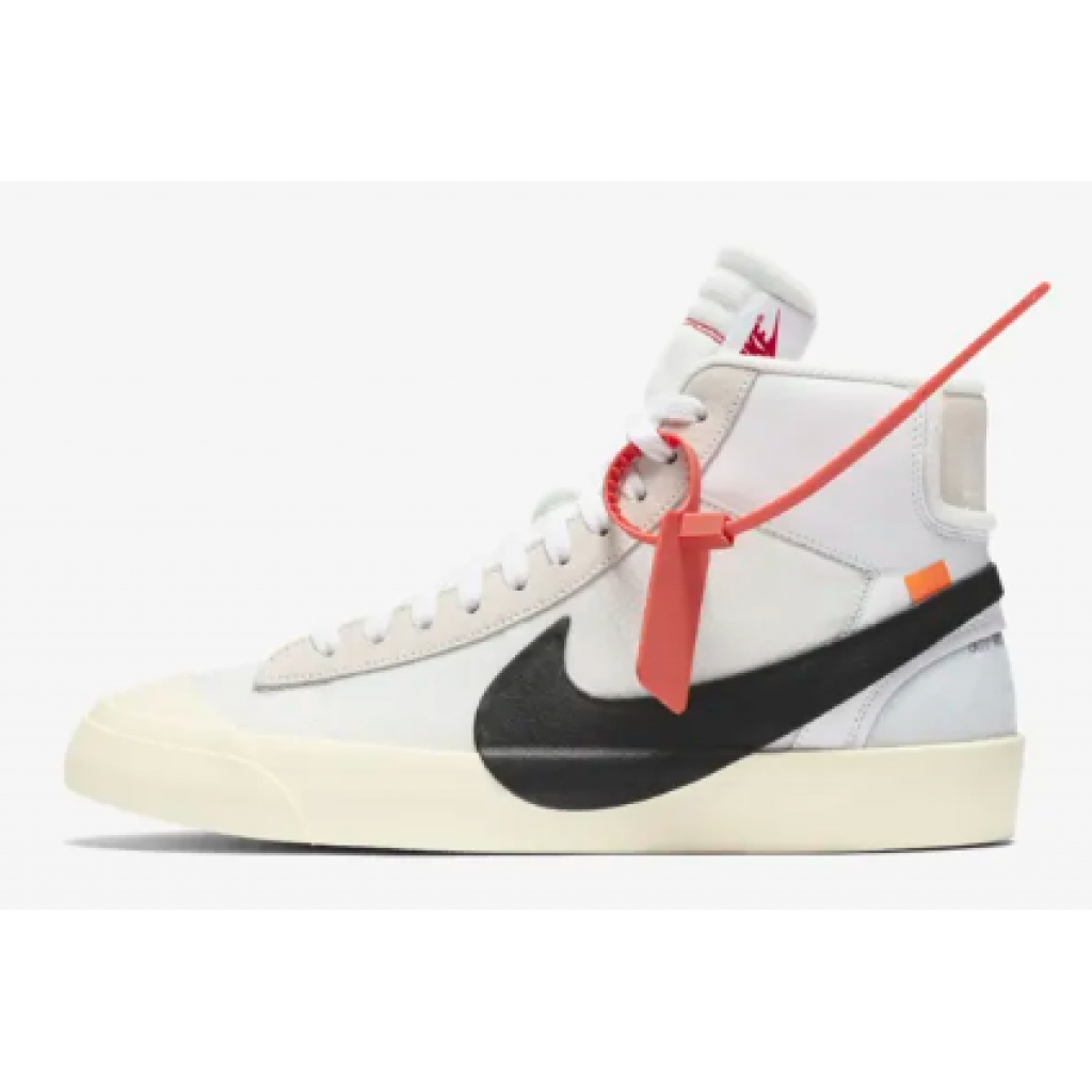 nike blazer x off white black